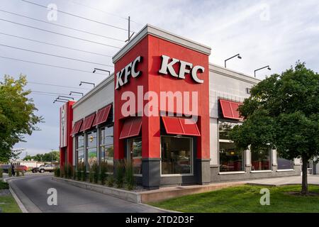 Das weltweit erste KFC-Restaurant (Kentucky Fried Chicken) in Salt Lake City, Utah, USA Stockfoto