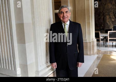 Barcelona, 13.11.2015. Interview mit Oscar Arias, ehemaliger Präsident von Costa Rica und Friedensnobelpreisträger. Foto: Inés Baucells ACHDC. Beschreibung: Album / Archivo ABC / Ines Baucells Stockfoto