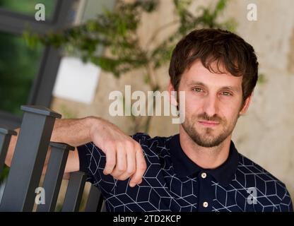 Madrid, 09.06.2016. Fotobesuch im Palafox-Kino, für den Film Tarde para la ira. Im Bild Raúl Arévalo. Foto: De San Bernardo ARCHDC. Quelle: Album / Archivo ABC / Eduardo San Bernardo Stockfoto