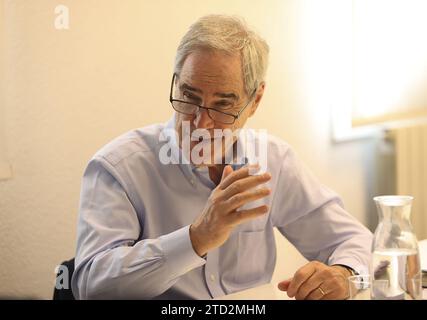 Madrid, 05.11.2023. Interview mit Michael Ignatieff. Foto: Ernesto Agudo. Archdc. Quelle: Album/Archivo ABC/Ernesto Agudo Stockfoto