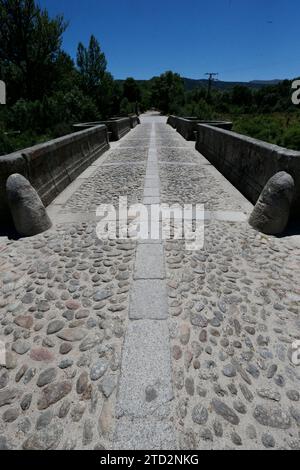 Rascafría (Madrid), 21.06.2016. Bericht für Plan B in Madrid Stadt Rascafría und Umgebung. Auf dem Bild die Verzeihungs-Brücke. Foto: Jaime García ARCHDC. Quelle: Album / Archivo ABC / Jaime García Stockfoto