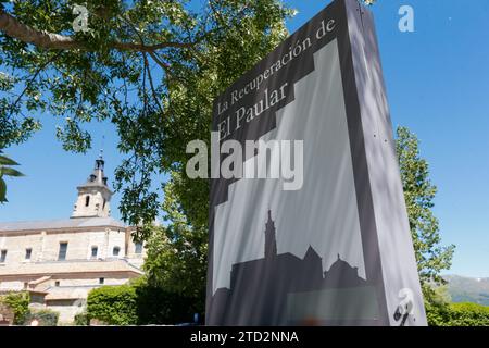 Rascafría (Madrid), 21.06.2016. Bericht für Plan B in Madrid Stadt Rascafría und Umgebung. Auf dem Bild befindet sich das Königliche Kloster Santa María de El Paular. Foto: Jaime García ARCHDC. Quelle: Album / Archivo ABC / Jaime García Stockfoto