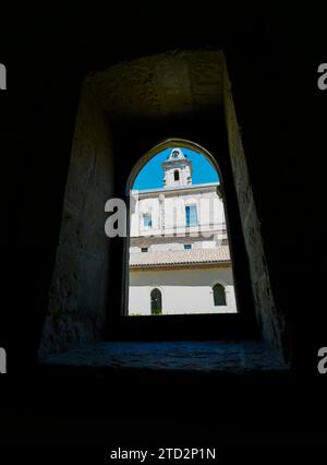 Rascafría (Madrid), 21.06.2016. Bericht für Plan B in Madrid Stadt Rascafría und Umgebung. Auf dem Bild befindet sich das Königliche Kloster Santa María de El Paular. Foto: Jaime García ARCHDC. Quelle: Album / Archivo ABC / Jaime García Stockfoto