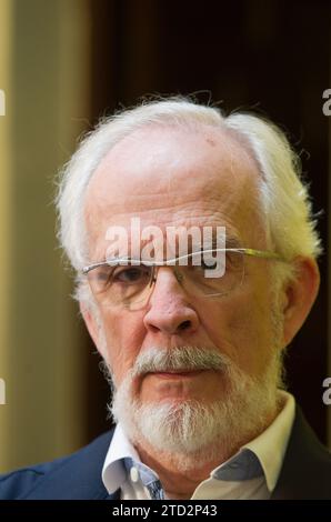 Alcalá de Henares (Madrid), 23.06.2016. Forges weiht seine Ausstellung im Cervantes House Museum auf Don Quijote ein. Foto: De San Bernardo ARCHDC. Quelle: Album / Archivo ABC / Eduardo San Bernardo Stockfoto