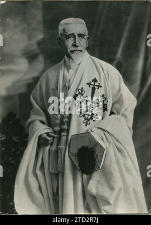 12/31/1924. Porträt von Don Alfonso Carlos de Borbón y Austria Este, Herzog von San Jaime und Anjou, Ehemann von María de las Nieves de Braganza Borbón. Quelle: Album/Archivo ABC Stockfoto