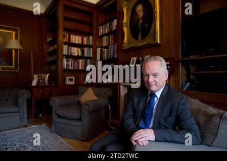 Madrid, 10. Februar 2014. Interview mit Francis Maude, dem britischen Kabinettsminister. Foto: IGNACIO GIL..archdc. Quelle: Album / Archivo ABC / Ignacio Gil Stockfoto