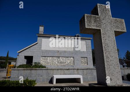 09/24/2016. El Pardo (Madrid), 24.09.2019. Mingorrubio Cemetery, wo sich das pantheon von Francisco Francos Familie befindet und wo seine sterblichen Überreste angeblich begraben werden. Foto: Guillermo Navarro ARCHDC. Quelle: Album / Archivo ABC / Guillermo Navarro Stockfoto