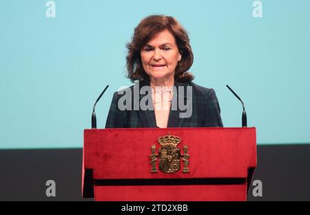 Madrid, 10/31/2018. Lesung der Verfassung, in der die Prinzessin von Asturien zum ersten Mal öffentlich sprach. Foto: Ernesto Agudo ARCHDC. Quelle: Album/Archivo ABC/Ernesto Agudo Stockfoto