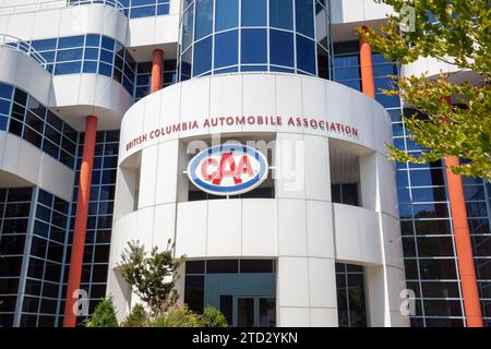 CAA British Columbia Hauptquartier in Burnaby, British Columbia, Kanada Stockfoto