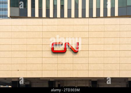 CN Tower Gebäude in Edmonton, Alberta, Kanada Stockfoto