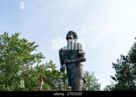 Terry Fox National Historic Monument am Stadtrand von Thunder Bay, Ontario, Kanada Stockfoto