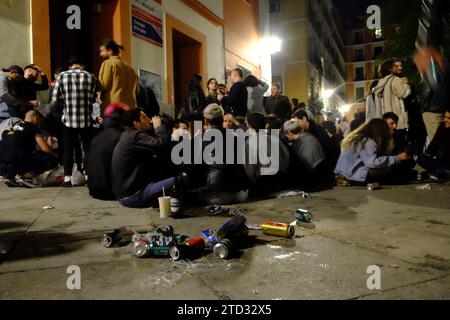 Madrid, 05.05.2019. Flasche auf der Plaza del Dos de Mayo. Foto: Isabel Permuy. Archdc. Quelle: Album / Archivo ABC / Isabel B Permuy Stockfoto