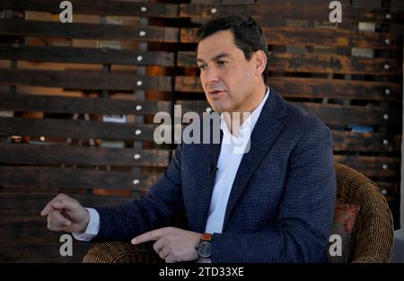 Sevilla, 01/11/2019. Interview mit Juanma Moreno als zukünftige Präsidentin der Junta de Andalucía. Foto: JM Serrano ARCHSEV. Quelle: Album / Archivo ABC / Juan Manuel Serrano Becerra Stockfoto