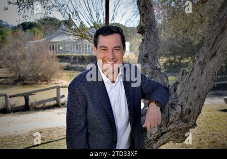 Sevilla, 01/11/2019. Interview mit Juanma Moreno als zukünftige Präsidentin der Junta de Andalucía. Foto: JM Serrano ARCHSEV. Quelle: Album / Archivo ABC / Juan Manuel Serrano Becerra Stockfoto