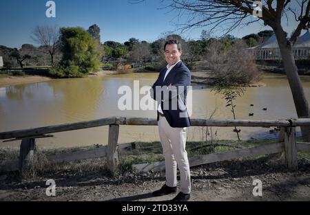 Sevilla, 01/11/2019. Interview mit Juanma Moreno als zukünftige Präsidentin der Junta de Andalucía. Foto: JM Serrano ARCHSEV. Quelle: Album / Archivo ABC / Juan Manuel Serrano Becerra Stockfoto