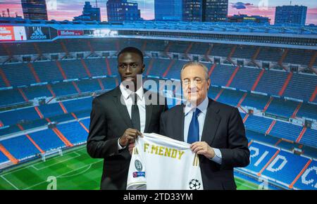 Madrid, 19.06.2019. Präsentation von Ferland Mendy als neuer Real Madrid Spieler. Foto: Ignacio Gil. ARCHDC. Quelle: Album / Archivo ABC / Ignacio Gil Stockfoto