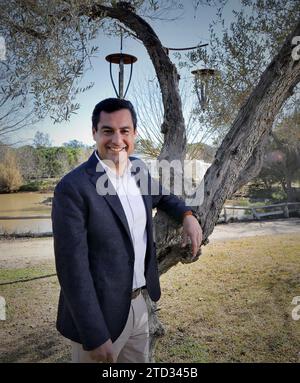 Sevilla, 01/11/2019. Interview mit Juanma Moreno als zukünftige Präsidentin der Junta de Andalucía. Foto: JM Serrano ARCHSEV. Quelle: Album / Archivo ABC / Juan Manuel Serrano Becerra Stockfoto