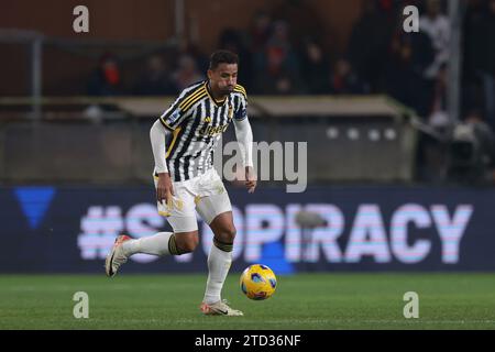 Genua, Italien, 15. Dezember 2023. Danilo von Juventus während des Spiels der Serie A bei Luigi Ferraris, Genua. Der Bildnachweis sollte lauten: Jonathan Moscrop / Sportimage Stockfoto