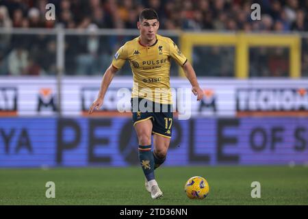 Genua, Italien, 15. Dezember 2023. Ruslan Malinovskyi vom CFC Genua während des Spiels der Serie A bei Luigi Ferraris, Genua. Der Bildnachweis sollte lauten: Jonathan Moscrop / Sportimage Stockfoto
