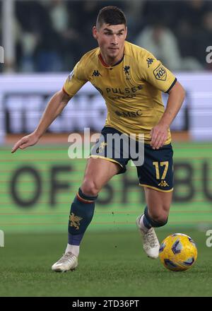 Genua, Italien, 15. Dezember 2023. Ruslan Malinovskyi vom CFC Genua während des Spiels der Serie A bei Luigi Ferraris, Genua. Der Bildnachweis sollte lauten: Jonathan Moscrop / Sportimage Stockfoto