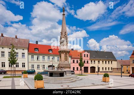 Marktplatz Bad Schmiedeberg Stockfoto
