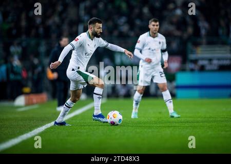 Franck Honorat (Borussia M?nchengladbach, #9) am Ball 1. Fussball Bundesliga, Borussia M?nchengladbach - SV Werder Bremen, M?nchengladbach, BORUSSIA-PARK DFL-VORSCHRIFTEN VERBIETEN DIE VERWENDUNG VON FOTOGRAFIEN ALS BILDSEQUENZEN UND/ODER QUASI-VIDEO. Stockfoto