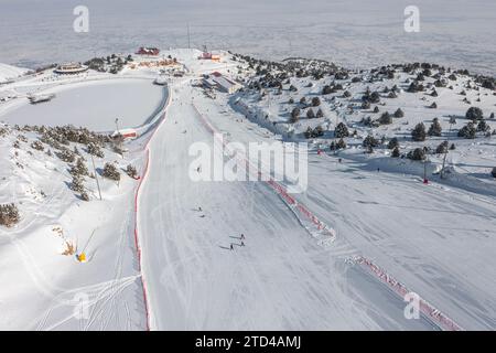 Blick Auf Das Skigebiet Ergan, Erzincan, Türkei Stockfoto