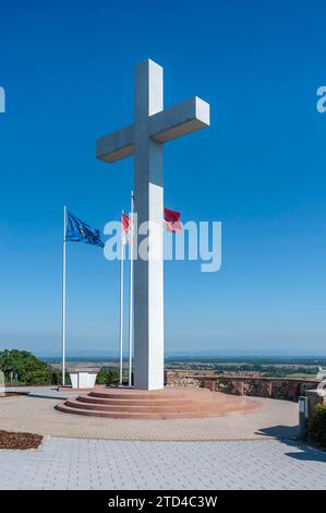 Nationaldenkmal der gewaltsamen Inkorporation, Obernai, Elsass, Frankreich Stockfoto