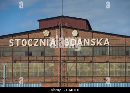 Schiffswerft Danzig - Stocznia Gdanska, Danzig, Woiwodschaft Pommern, Polen *** Danzig Stocznia Gdanska Werft, Danzig, Woiwodschaft Pommern, Polen Stockfoto