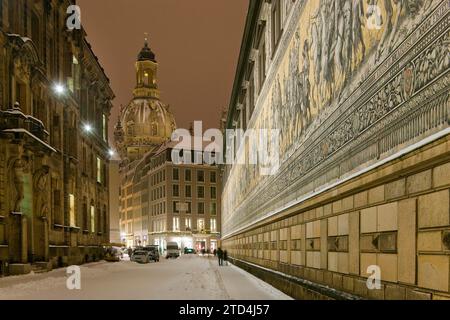 Prinz's Zug im Winter Stockfoto