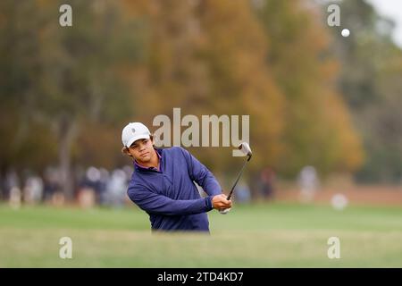 Orlando, USA. Dezember 2023. 15. Dezember 2023: Charlie Woods während des Pro-am beim PNC Championship-Golfturnier im Ritz-Carlton Golf Club in Orlando, Florida. Darren Lee/CSM Credit: CAL Sport Media/Alamy Live News Stockfoto