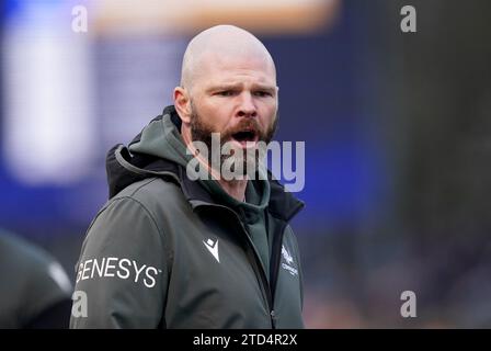 Connacht-Cheftrainer Pete Wilkins vor dem Investec Champions Cup Spiel im StoneX Stadium in London. Bilddatum: Samstag, 16. Dezember 2023. Stockfoto