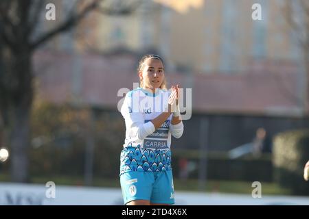 Martina Di Bari (Napoli Femminile) während des AC Milan vs Napoli Femminile, italienischer Fußball Serie A Women Match in Mailand, Italien, 16. Dezember 2023 Stockfoto