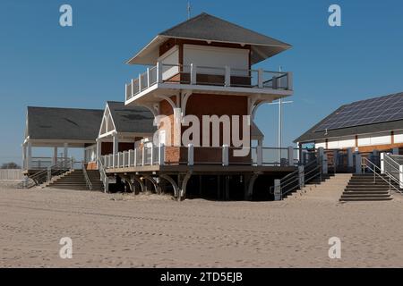 Aka: Sand Hill Cove Beach ist ein wunderschöner Stadtstrand und war vor Jahren der erste State Beach in RI. 1970 wurde der Strand in Roger Williams State umbenannt Stockfoto