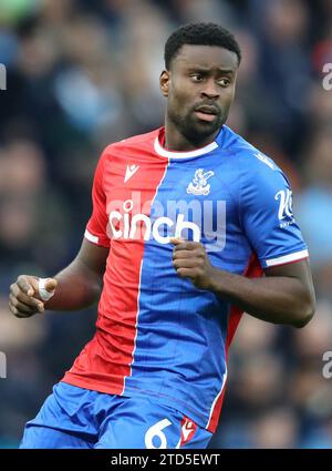 Dezember 2023; Etihad Stadium, Manchester, England; Premier League Football, Manchester City gegen Crystal Palace; Marc Guehi aus Crystal Palace Stockfoto