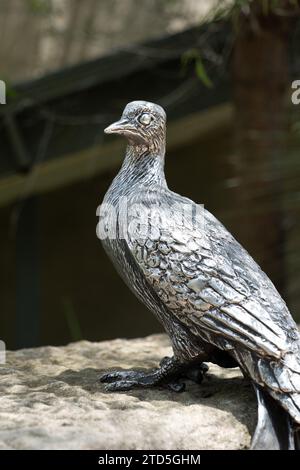 Metallvogel Statue in Australien Stockfoto