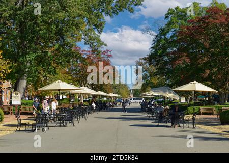 Merchants Square in Colonial Williamsburg, Virginia Stockfoto