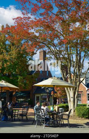 Merchants Square in Colonial Williamsburg, Virginia Stockfoto