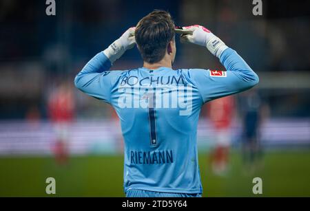 Bochum Deutschland. Dezember 2023. Torwart Manuel Riemann (Bochum) VfL Bochum - Union Berlin 16.12.2023 Urheberrecht (nur für journalistische Zwecke) von : Stockfoto