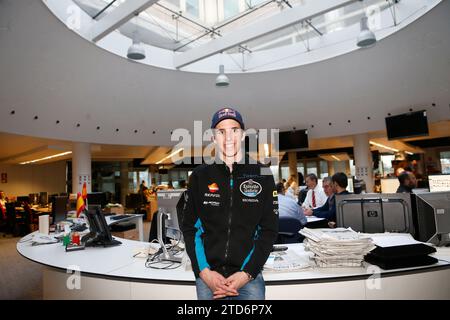 Madrid 3-12-2014 Alex Marquez besucht den ABC.es Chat... Foto: Angel de Antonio... Archdc. Quelle: Album / Archivo ABC / Ángel de Antonio Stockfoto