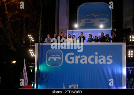 Madrid, 20. November 2011. PP-Wahlen. Foto: Ignacio Gil / Angel de Antonio. Quelle: Album / Archivo ABC / Ángel de Antonio,Ignacio Gil Stockfoto