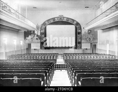 Madrid, Mai 1916. Einweihung der Cine ideal, einer grandiosen Aufführungshalle mit Platz für bis zu 3.000 Personen. Quelle: Album/Archivo ABC Stockfoto