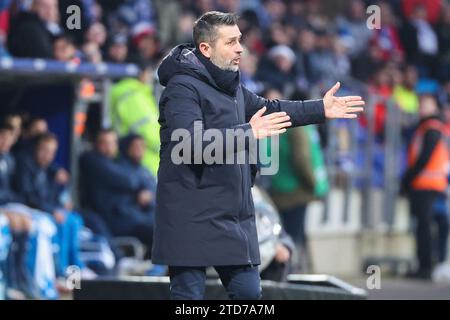 1. Bundesliga - VfL Bochum - Union Berlin am 16.12.2023 im Vonovia Ruhrstadion Bochum Foto: Osnapix DFL-Vorschriften verbieten jede Verwendung von Fotografien als Bildsequenzen und/oder Quasi-Video Stockfoto