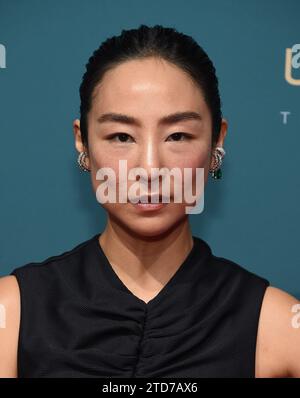 Beverly Hills, Kalifornien, USA. Dezember 2023. Greta Lee kommt am 16. Dezember 2023 in Beverly Hills, CA. Kredit: Lisa OConnor/AFF-USA.com Kredit: AFF/Alamy Live News Stockfoto