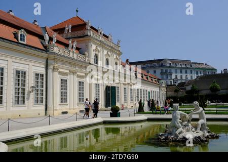 Wien Österreich - Unteres Belvedere Stockfoto