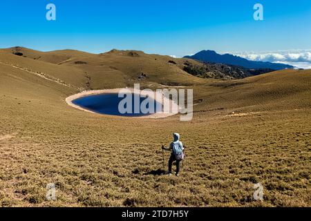 Der wunderschöne alpine Jiaming Lake, Taitung, Taiwan Stockfoto