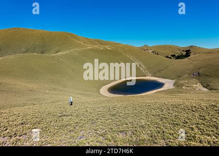 Der wunderschöne alpine Jiaming Lake, Taitung, Taiwan Stockfoto