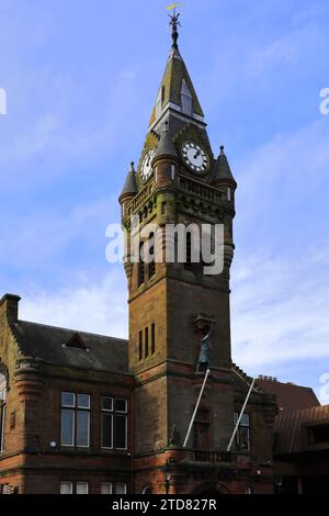 Das Rathaus von Annan, Dumfries und Galloway, Schottland, Großbritannien Stockfoto