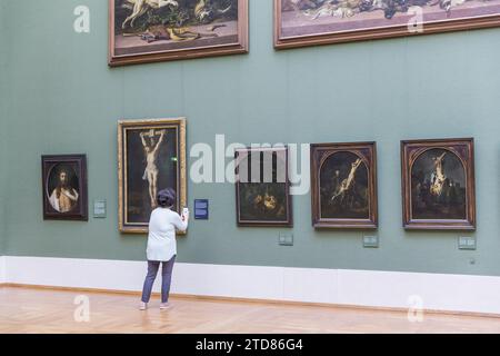 Rembrandt-Gemälde in der Alten Pinakothek Stockfoto