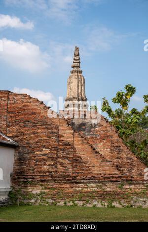 Wat Phutthaisawan ist ein historischer thailändischer buddhistischer Tempel in der Provinz Phra Nakhon Si Ayutthaya in Thailand. Es ist Teil des Ayutthaya Historical Park Stockfoto